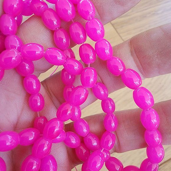 8 strands of beads for jewelry making and various crafts - Picture 8 of 9